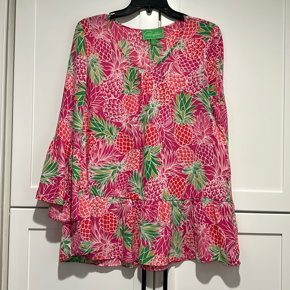 Pappagallo blouse size large